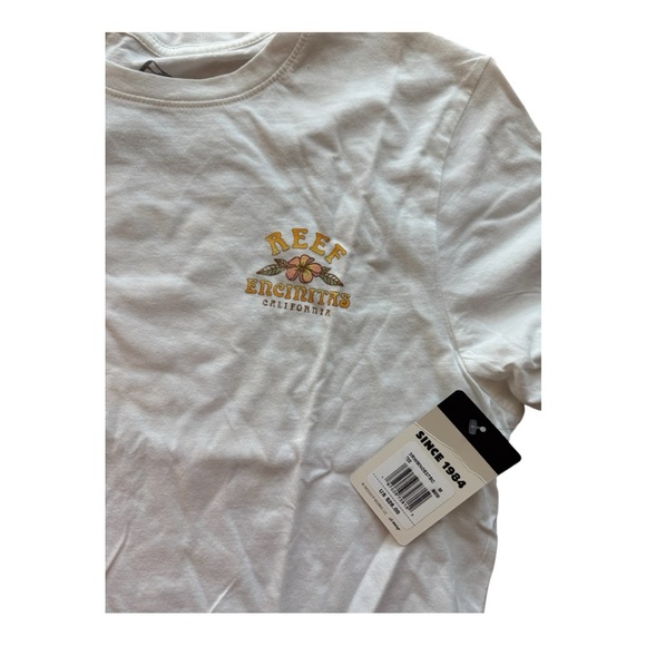 Women’s Reef Size Medium Super Crop-T California Marshmallow White NWT - Picture 3 of 5
